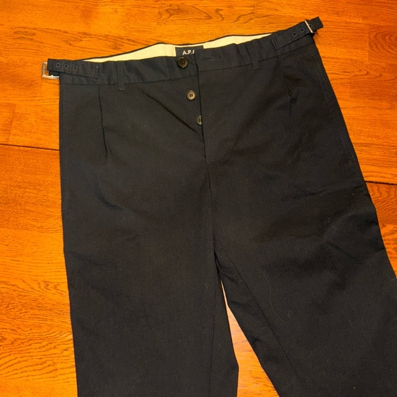 A.P.C. Pants, black slacks/chinos, size 32 (they run very small). - Picture 1 of 8